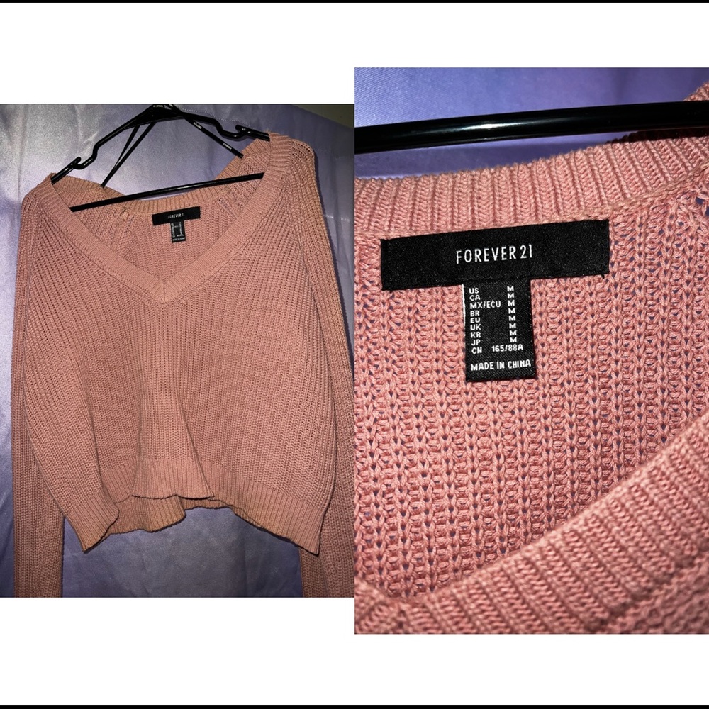 Selling this crop/off the shoulders sweater